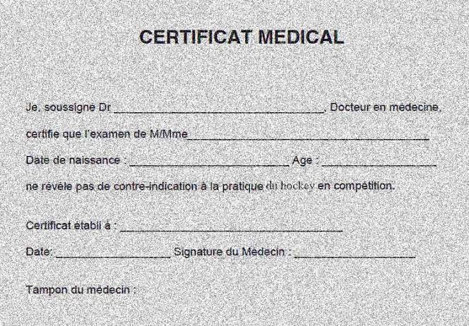 Comment Faire Faux Certificat Medical